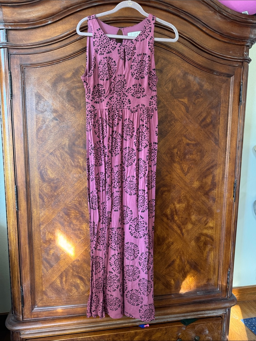 LOFT Dusty Rose Super Soft Maxi Dress size medium